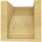 Ekena Millwork 6"W x 6"D x 6"H Wide Helena Rough Cedar Woodgrain TimberThane Corbel, Primed Tan CORUR06X06X06HELRCPR - alternate 3